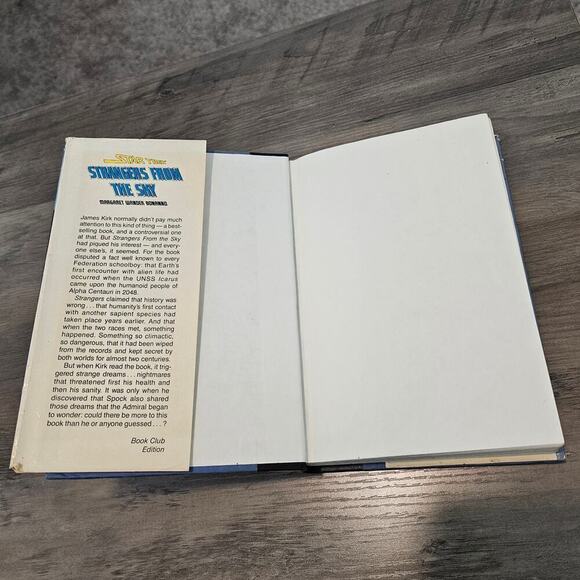 Star Trek Strangers From the Sky Hardcover Book Vintage 80s Science Fiction - Picture 8 of 12